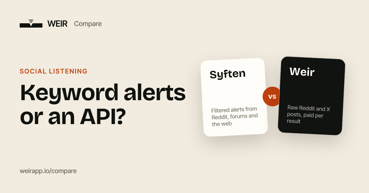 Cover image: Keyword alerts or an API?