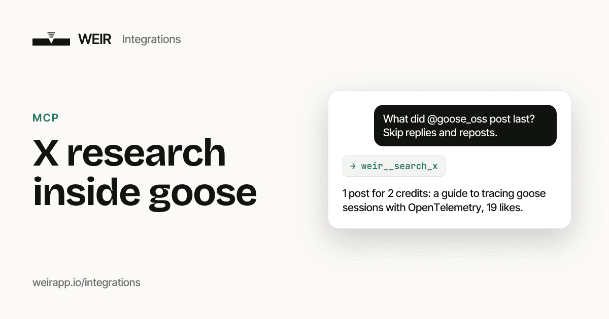 Cover image: X research inside goose